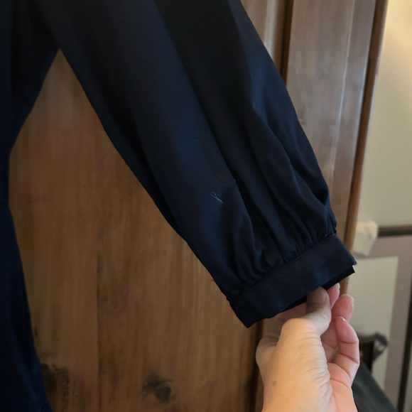 J. McLaughlin Dara Navy Drop Waist Dress - Picture 5 of 7